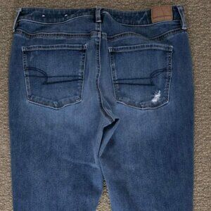 American Eagle AE High Rise Jegging The Dream Jean Jeans 12 Long